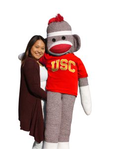 USC 5.5 ft Collegiate Sock Monkey