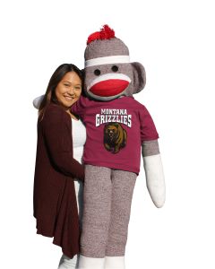 Montana 5.5 ft Collegiate Sock Monkey