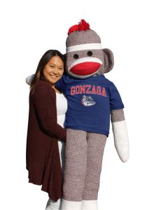 Gonzaga 5.5 ft Collegiate Sock Monkey