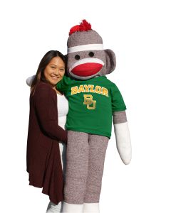 Baylor 5.5 ft Collegiate Sock Monkey