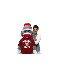 Missouri State Sock Monkey 5 Foot