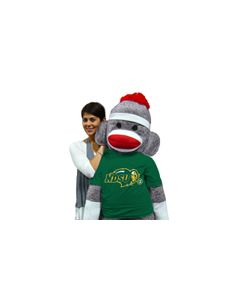 North Dakota State Sock Monkey 5 Foot
