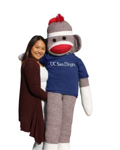 UC San Diego 5.5 ft Collegiate Sock Monkey