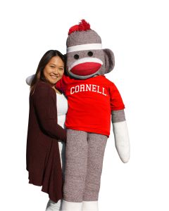 Cornell 5.5 ft Collegiate Sock Monkey