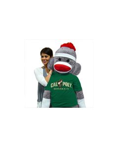 Cal Poly Sock Monkey 5 Foot