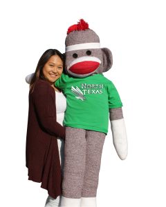 North Texas 5.5 ft Collegiate Sock Monkey