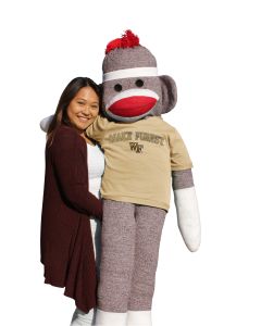 Wake Forest 5.5 ft Collegiate Sock Monkey