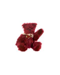 Jointed Burgundy Bear
