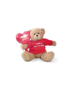 Light the Night Balloon Bear – Red
