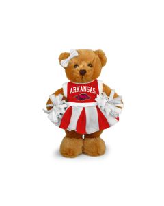 Arkansas Cheerleader Bear 8"