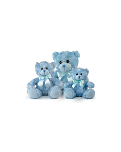 Fluffy Bear - Blue