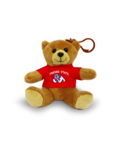 Fresno State Jersey Bear Keychain