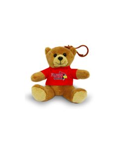 Illinois State Jersey Bear Keychain