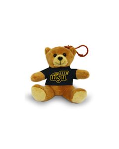 Wichita State Jersey Bear Keychain
