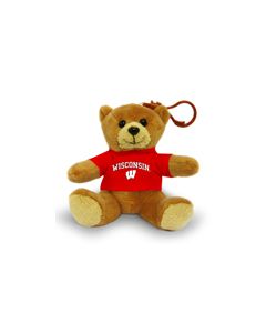 Wisconsin Jersey Bear Keychain
