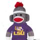 LSU Sock Monkey 36in