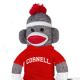 Cornell Sock Monkey 36in