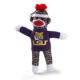 LSU Sock Monkey Keychain