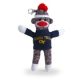 Georgia Tech Sock Monkey Keychain