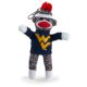 West Virginia Sock Monkey Keychain