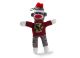 Boston Sock Monkey Keychain