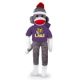 LSU Sock Monkey 20in