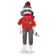 Illinois State Sock Monkey 20in