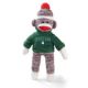 Michigan State Sock Monkey  8in