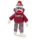 Temple Sock Monkey  8in