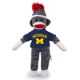 Michigan Sock Monkey  8in