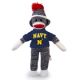 Naval Academy Sock Monkey  8in