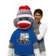 Tennessee State Sock Monkey 5 Foot