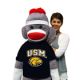 Southern Mississippi Sock Monkey 5 Foot