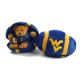 West Virginia Zipper Football 8in