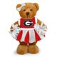Georgia Cheerleader Bear 8in