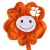 Clemson Happy Flower 20in