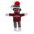 South Carolina Sock Monkey Keychain