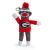 Georgia Sock Monkey Keychain