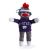 Kansas State Sock Monkey Keychain