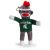 Michigan State Sock Monkey Keychain