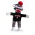 New Mexico Sock Monkey Keychain