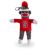 Stanford Sock Monkey Keychain