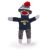 Marquette Sock Monkey Keychain