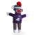 TCU Sock Monkey Keychain