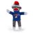 DePaul Sock Monkey Keychain