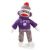 Kansas State Sock Monkey  8in