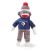 Rhode Island Sock Monkey  8in