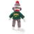 North Dakota State Sock Monkey  8in