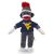 West Virginia Sock Monkey  8in