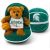 Michigan State Zipper Basketball 8in